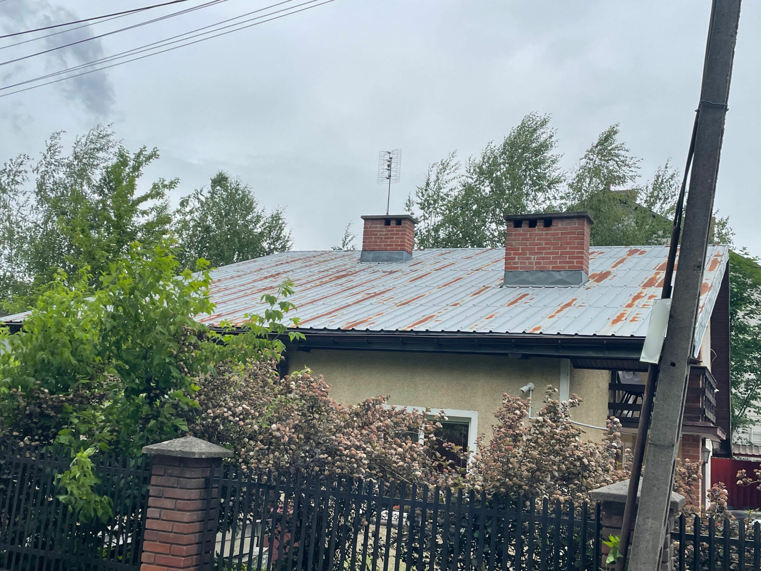 Dach przed renowacją